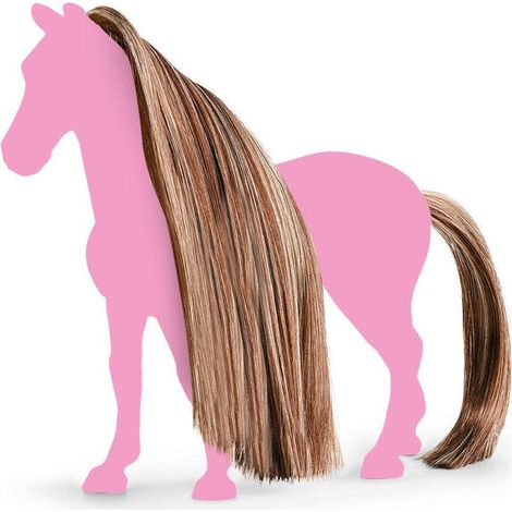 Caballos hermosos - Pelo de caballo marr贸n dorado (1/4)