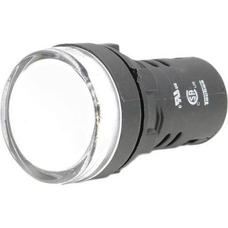 Luz piloto LED de 30 mm para paneles de control 230 VAC  Blanco (1/4)