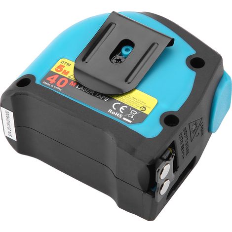 DT10 2 en 1 Mètre ruban rechargeable USB 5 m Télémètre laser numérique LCD (40 m) (1/5)
