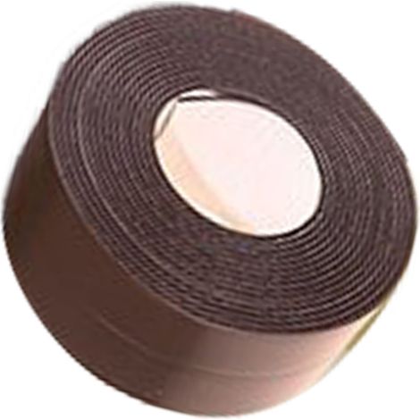 Bande d'étanchéité autocollante pour baignoire et mur, bordure de lavabo et de cuisine (marron 22 mm x 3,2 m) (1/5)