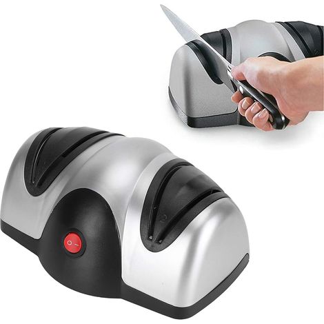 Aiguiseur électrique à 2 niveaux pour aiguiser et polir rapidement les couteaux droits (220 V UE) (1/5)