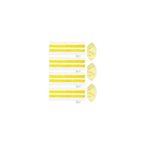 7 Accessori applicabili ai panni e salviette per pulitore a vapore Kärcher SC2 SC3 SC4 SC5 EasyFix - 4 panni per mocio per Kärcher e 2 cuffie per bocchetta manuale - Crezuo