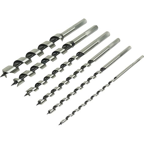Brüder Mannesmann M54620 Schlangenbohrer-Set 6teilig 6 mm, 8 mm, 10 mm, 12 mm, 16 mm, 20 mm Gesamtlä (1/2)