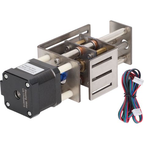 Module de transmission linéaire CNC pour axe Z, course de 100 mm, argenté, stable, petit actionneur 12V pour table coulissante DIY (1/5)