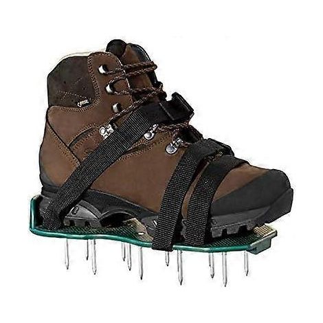 Semelles pour aérateur de pelouse (paire) Aérateur de pelouse Améliore la qualité du sol 13 pointes en acier Pointure jusqu'à 46, compatibles avec tous les types de chaussures (1/5)