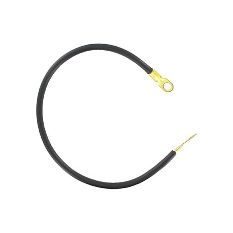 Cavo Batteria Nero a 6 Conduttori con Guaina in PoliVinile ø Occhiello: 10mm, L: 508mm.