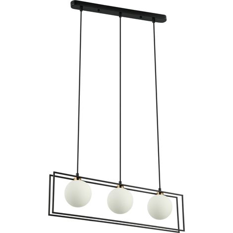 Italux Grosetta Moderne 3-flammige Kugel-Pendel-Deckenleuchte, G9 (1/3)