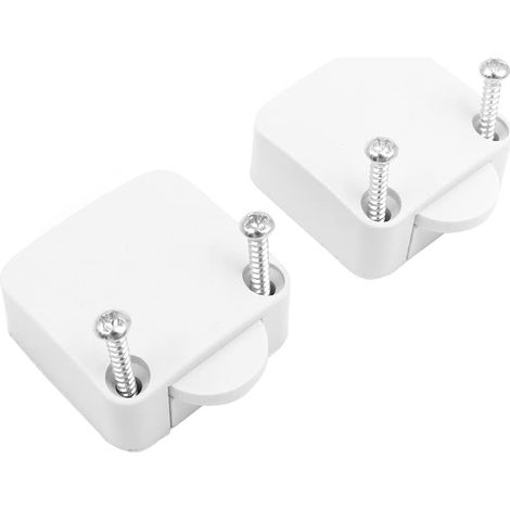 2 Pcs Cabinet Light Switch, White Tactile Switches for Cabinet, Normally Closed Cabinet Touch Switch for Closing Open Door Drawers (1/5)