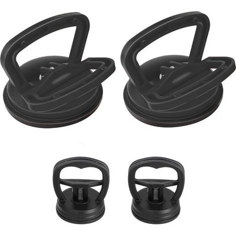4 Pièces Ventouses Ultra Puissantes Ventouse Debosselage Carrosserie Kit de Debosselage Carrosserie pour Soulever Les écrans de Tablette, Ordinateur et Portable (2 gros 2 petits) (1/5)
