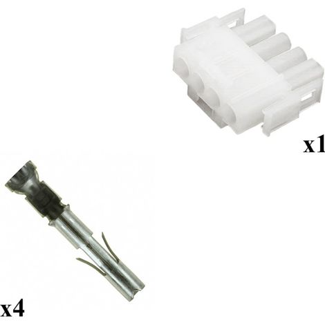 Kit Connettore Mate n lok Maschio con terminale Femmina 4 Vie