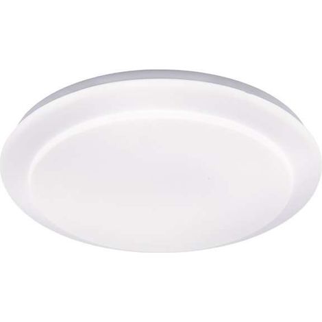 Plafón led modelo Nuno-50 acabado blanco, 5cm(alto) 50cm(ancho) 50cm(fondo) . (1/4)