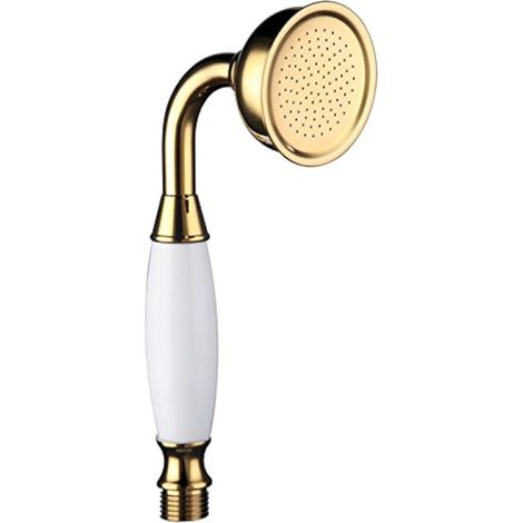 Pommeau de douche en laiton style victorien traditionnel doré (1/5)