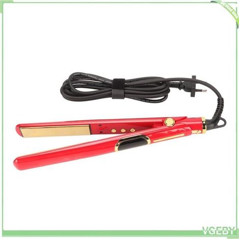 Fer à lisser - FAFEICY - Lisseur Fer Plat - Température constante - Revêtement céramique - 45W Rouge (1/5)