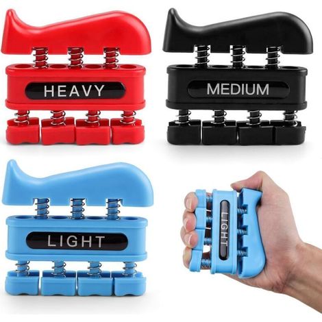 3 Pièces Musculation Avant Bras, Musculation Main, Hand Grip Trainer Pratique et Robuste, pour Musiciens, Grimpeurs, Physiothérapie Améliorer Force de Main (1/4)