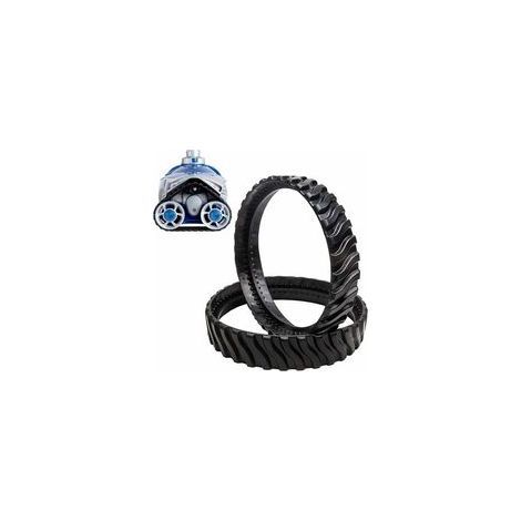 Chenilles de Nettoyeur de Piscine Zodiac Mx8, Pièces 2PC Zodiac Mx8, Caoutchouc très résistant, améliorant la durée de Vie des pièces pour Le Robot de Nettoyage (1/4)