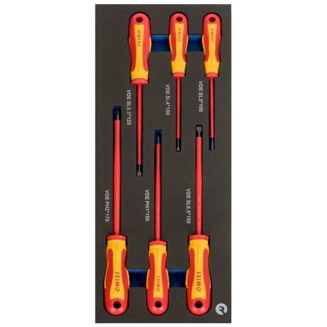 IRIMO - Module mousse 1/3 Tournevis isolés - 6 pièces