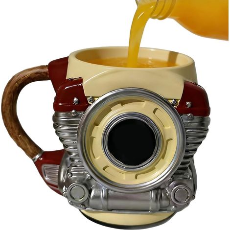 Tasse à café en acier inoxydable – Tasse à boisson 3D, tasses fantaisie pour voyageurs, randonneurs, pique-niques, hommes, femmes, collègues, amis, bureau, maison, jus de fruits (1/5)