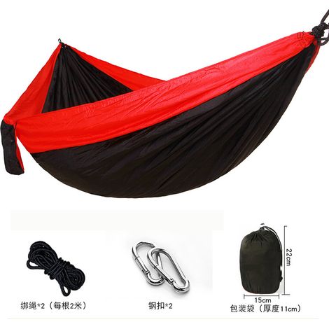 Hamac double Shiyi en nylon parachute pour intérieur (1/5)