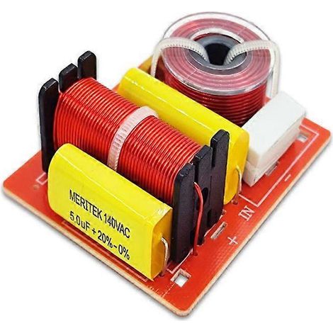 Panneau audio 2 voies pour haut-parleurs, 2 filtres, enceinte bibliothèque Hi-Fi 120 W, séparateur (1/5)