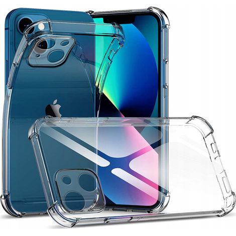 CUSTODIA per IPHONE 13 MINI ANTIURTO IN GOMMA + VETRO (1/4)