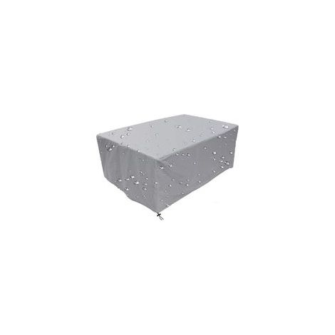 Rechteckige Schutzhülle für Gartenmöbel (190 x 135 x 90 cm) aus wasserdichtem, UV-beständigem und winddichtem 210D Oxford-Gewebe. (1/4)