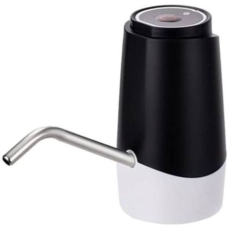 Accessoires pour distributeur d'eau, pompe à eau électrique portable, distributeur d'eau universel, pompe à bouteille d'eau rechargeable par USB pour 2 à 5 gallons avec 2 silicones (1/3)