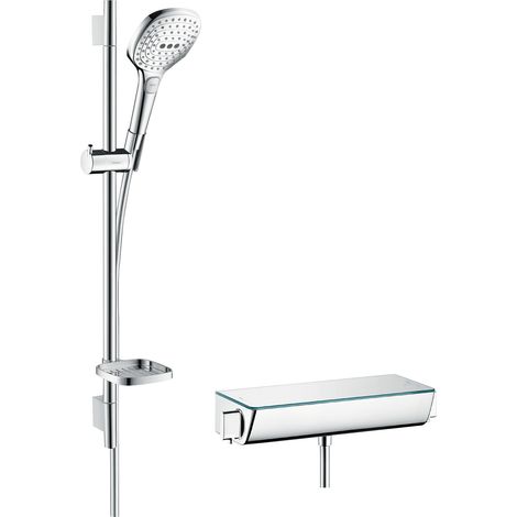 hansgrohe Raindance Select Brausesystem Aufputz 120 mit Ecostat