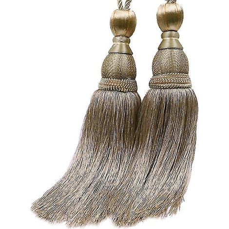 Nouveaux 2 pompons de rideau à suspendre