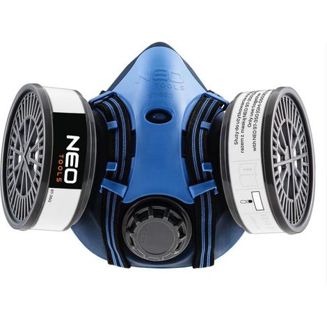 Demi-masque en silicone + 2 FILTRES P3 - T N97-351 (1/5)