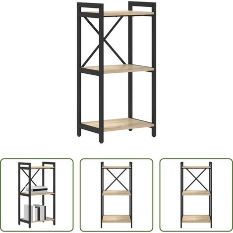 Bücherregal Sonoma-Eiche - Bücherregal Sonoma-Eiche 40 x 30 x 85 cm Holzwerkstoff (1/5)