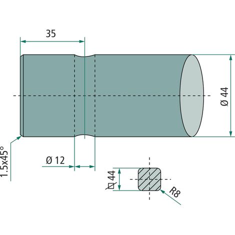 Zahn 1250mm 43012500000 GRANIT 181259