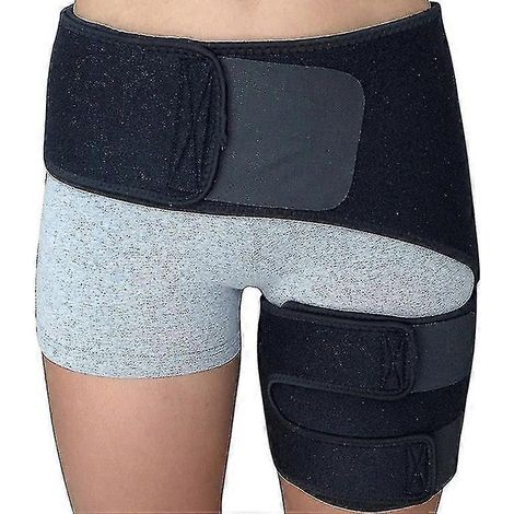 Orthèse de hanche pour soulager la sciatique, soutien et compression, pour hommes et femmes (1 pièce). (1/5)