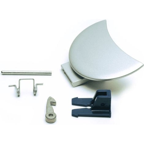 POIGNEE COMPLETE DE PORTE SILVER pour LAVE LINGE INDESIT -...