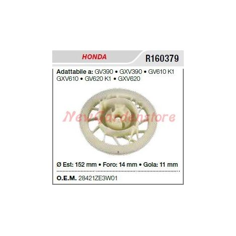 Puleggia avviamento HONDA tagliaerba rasaerba tosaerba GV390 GXV390 R160379