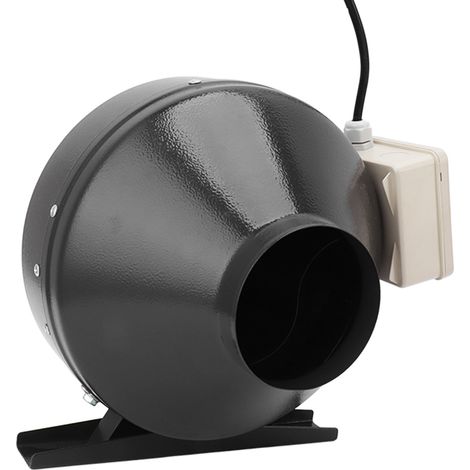 Ventilateur de gaine en ligne 2575 tr/min pour la circulation de l'air, idéal pour les tentes de culture hydroponiques (prise UE 220-240 V). (1/5)