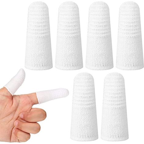 6 Pièces Brosse à Dent pour Animaux, Anti-Plaque pour Chiens et Chats, Tissu Tricoté (1/5)