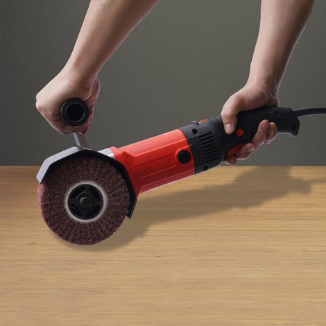 1580W Satiniermaschine Holz Bürstenschleifer Schleifen Polieren Winkelschleifer