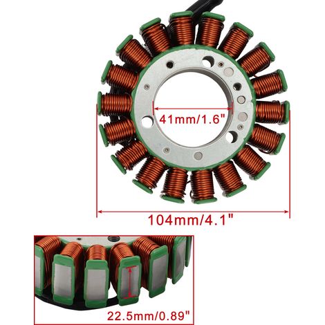 Papierpad-Kit für Zündspulenstator, passend für YZF-R1 R1 RN01 1998-1999 4XV-81410-00 (1/4)