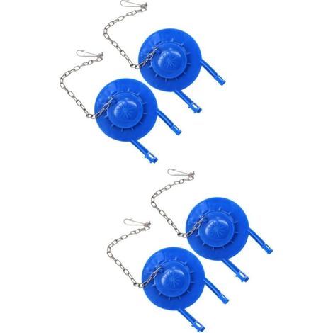 4-teiliges Set HO105 2-Zoll-WC-Ablaufventil, WC-Zubehör, Spülkasten, Insektenschutzventil, WC-Bedienfeld, WC-Spülkastendeckel, verstellbar