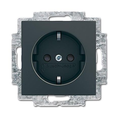 BUSCH-JAEGER 20 EUCB-15-914 SCHUKO-STECKDOSEN-EINSATZ, BUSCH-BALANCE SI, SCHWARZ 2CKA002013A5381