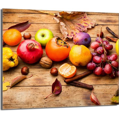 Protector de cristal para estufa 60x52 Fruta (1/5)