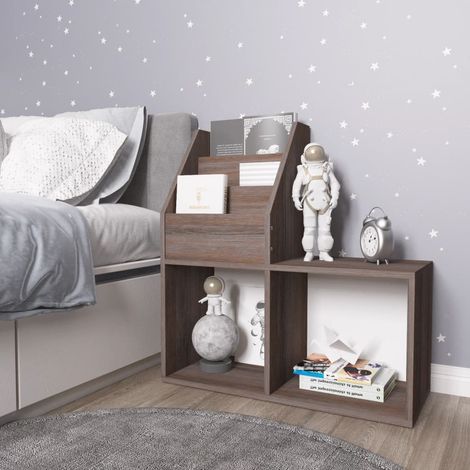 vidaXL Portariviste Bimbi Grigio Rovere Sonoma 71x30x78,5 Multistrato (1/5)