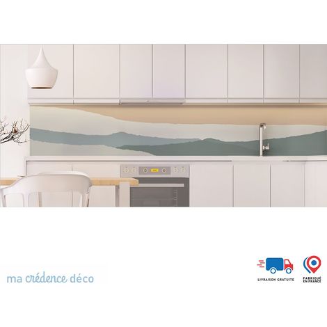 Crédence : Collines abstraites 7 - Alu composite - 120 - 60 (1/3)