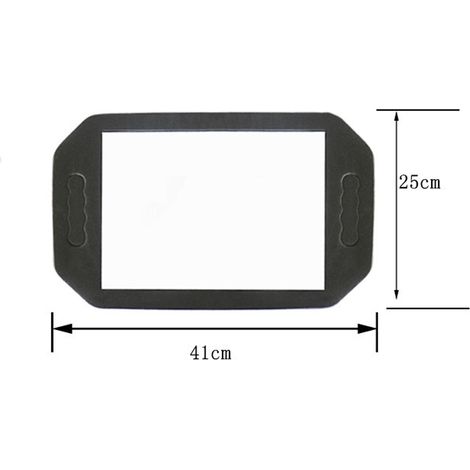 Miroir de poche professionnel avec éponge, miroir en verre, cadre en mousse, antichoc, miroir de maquillage (1/5)