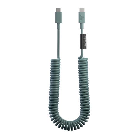 Cable USB-C Native Union Pop - Cable USB-C, 2,4 m, 60 W (verde pizarra)