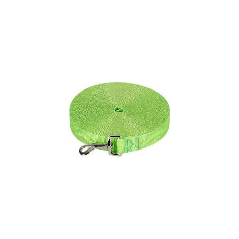Laisse pour animaux - Vert gazon - 10 m (33 pieds) 2 cm-Crezuo
