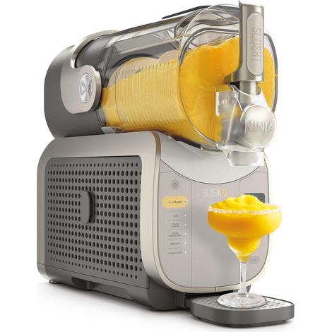 Ninja SLUSHi XL Macchina per granite e bevande ghiacciate con tecnologia SlushAssist, extra large 3,7 L (riempimento max 2.840 ml), per granite, frozen cocktail e non solo, Mocha FS601EUBR