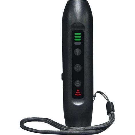 Hundeabwehrgerät mit 3 Modi, tragbares und wiederaufladbares Hundetrainingsgerät mit heller intelligenter Taschenlampe und LED-Anzeige.
