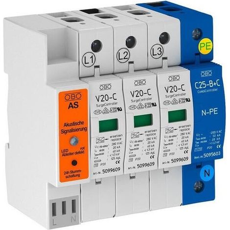OBO ÜBERSPANNUNGSABL.SURGE CONTR. (V20-C 3+NPE+AS)