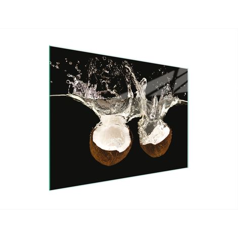 Glasschneidebrett 30x22 Kokosnuss (1/5)